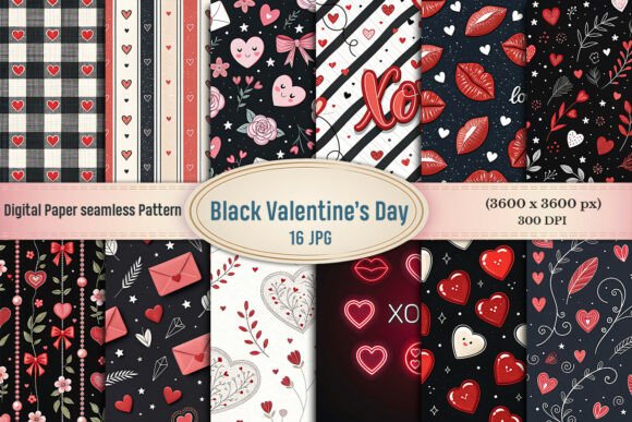 Black Valentine’s Day Digital Paper: A Strategic Tool for Creative and Commercial Expression