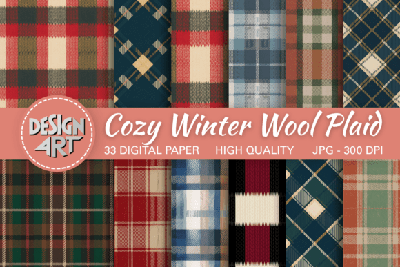 Cozy Winter Wool Plaid Pattern: A Timeless Design Element for Seasonal Projects