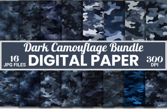 Dark Camouflage Camo Seamless Pattern: Versatile Design for 2025 and Beyond