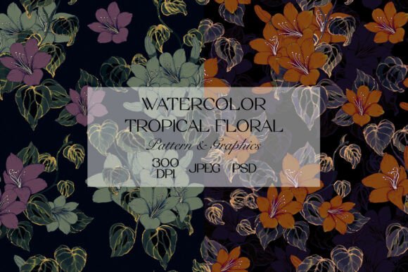 Dark Floral Elegance Pattern: A Timeless Design for Modern Creativity