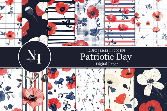 Patriotic Independence Day Digital Paper: A Strategic Tool for Creative and Professional Success