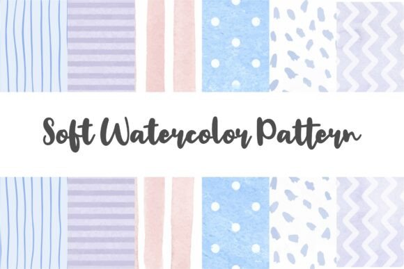 Soft Watercolor Pattern: A Versatile Design Element for Creative Projects
